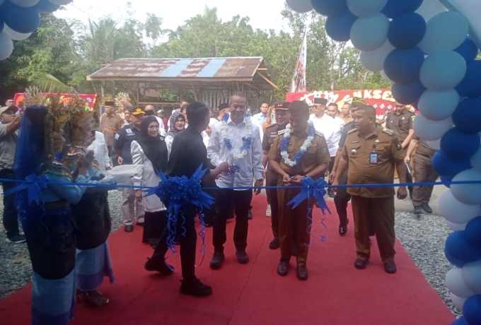 Danramil 12/XIII Koto Kampar Hadiri Peresmian dan Peninjauan Dapur MBG di Desa Sibiruang