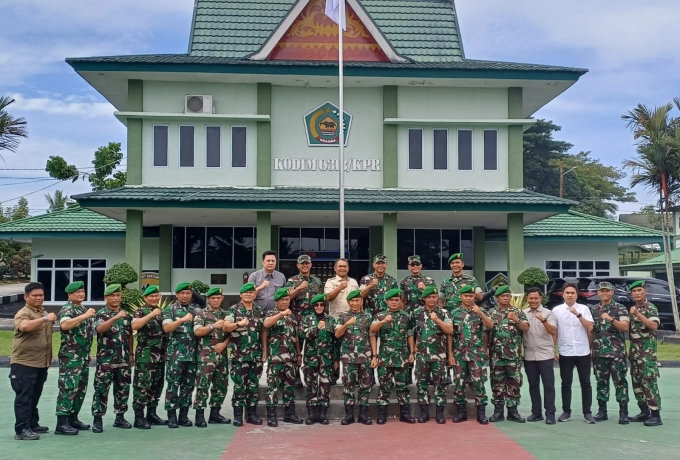 Tim WASEV KASAD Kunjungi Kodim 0313/Kpr Untuk Evaluasi Hasil TMMD Tahun 2024