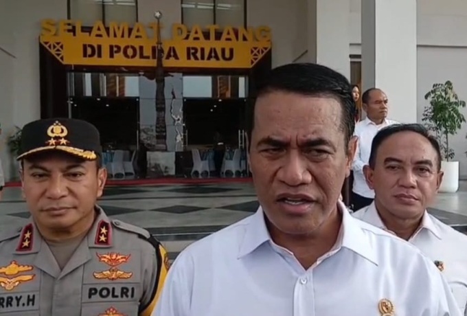 Menteri Pertanian Apresiasi Program Tanam Pohon Polda Riau