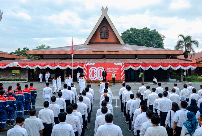 Upacara HUT Ke-80 RI Hulu Migas di PHR: Semangat Kolaborasi untuk Ketahanan Energi