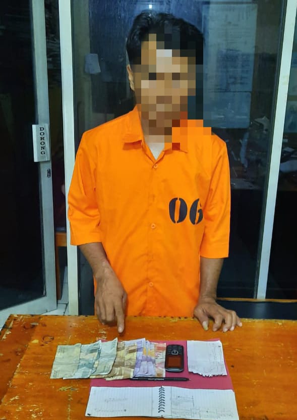 Polsek Tapung Kembali Ungkap Kasus Judi Togel di Wilayah Petapahan