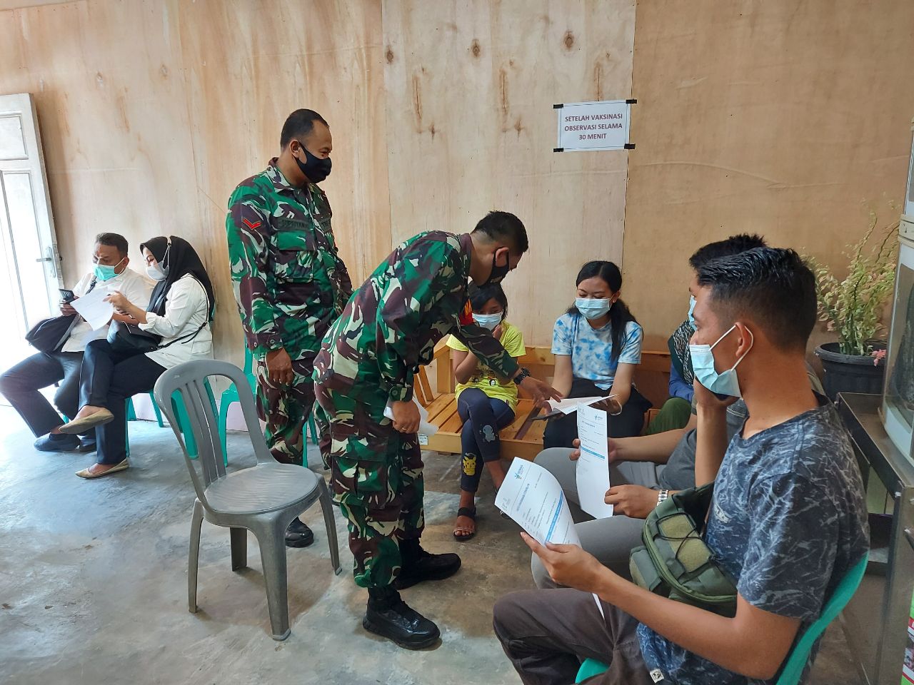 Sukseskan TMMD Ke 110 Kodim 0313/KPR Babinsa Koramil 09/Langgam Lakukan Pendampingan Dan Monitoring 