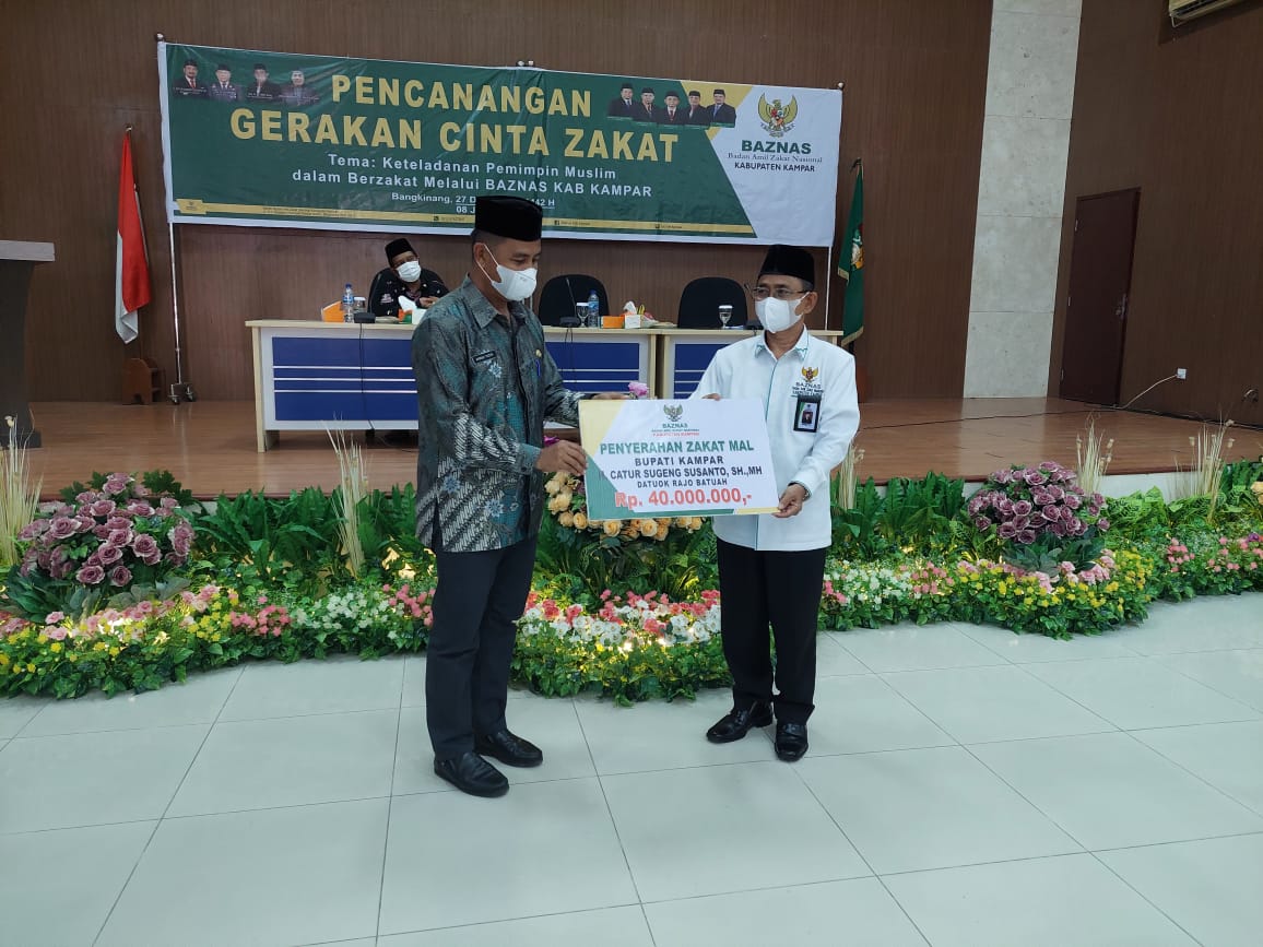 Bupati Kampar Adakan Pencanangan Gerakan Cinta Zakat