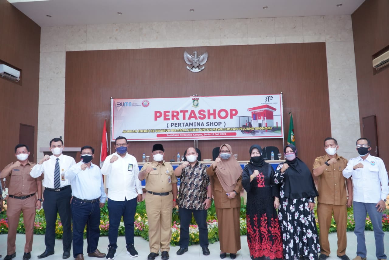 Buka Sosialisasi Pertashop, Bupati Kampar,  Jadikan Program ini sebagai Peluang Usaha Bagi BUMDes Ka
