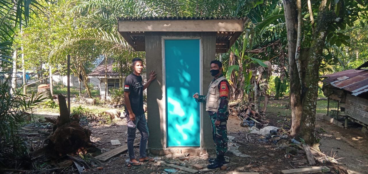 Seperti Ini Panampakan MCK Hasil Program TMMD ke-110 Koto ranah