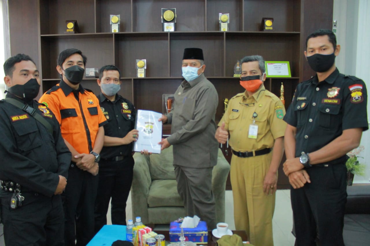 Bupati Siak Alfedri Sambut Kunjungan Ketua Senkom Mitra Polri