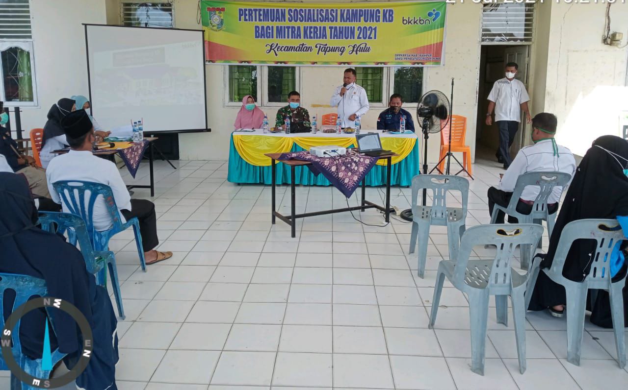 Dukung Program KB, Danramil 16/Tapung Hadiri Sosialisasi Kampung KB