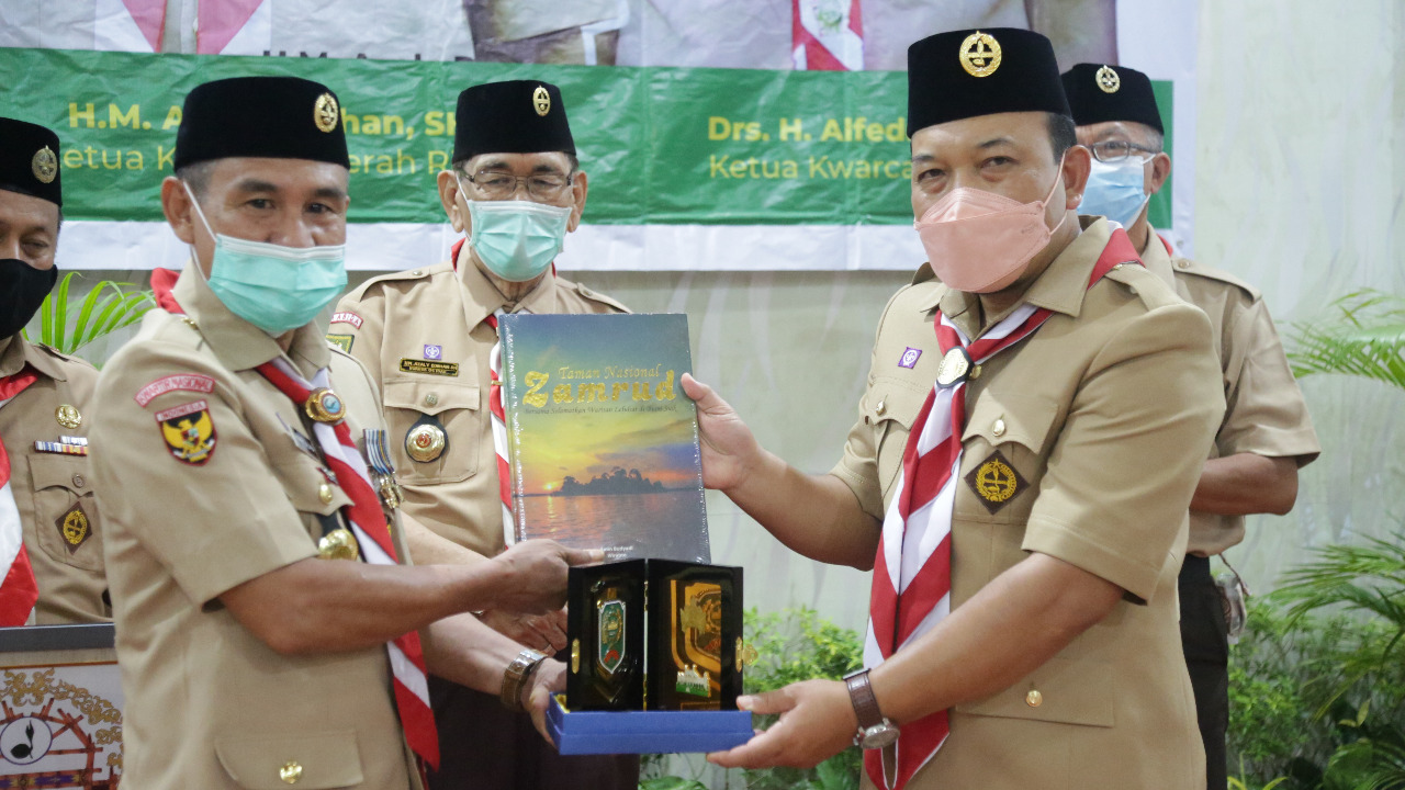 Tiga Kwarcab di Siak Berhasil Raih Penghargaan Gugus Depan Terbaik Ramah Lingkungan Regional Sumater