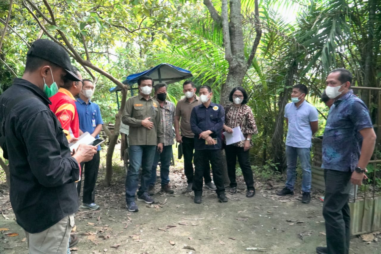 Percepat Kemajuan Insfrasruktur Pemkab Kampar Dampingi Tim Pusat Tinjau Trase Jalan Tol Pekanbaru - 