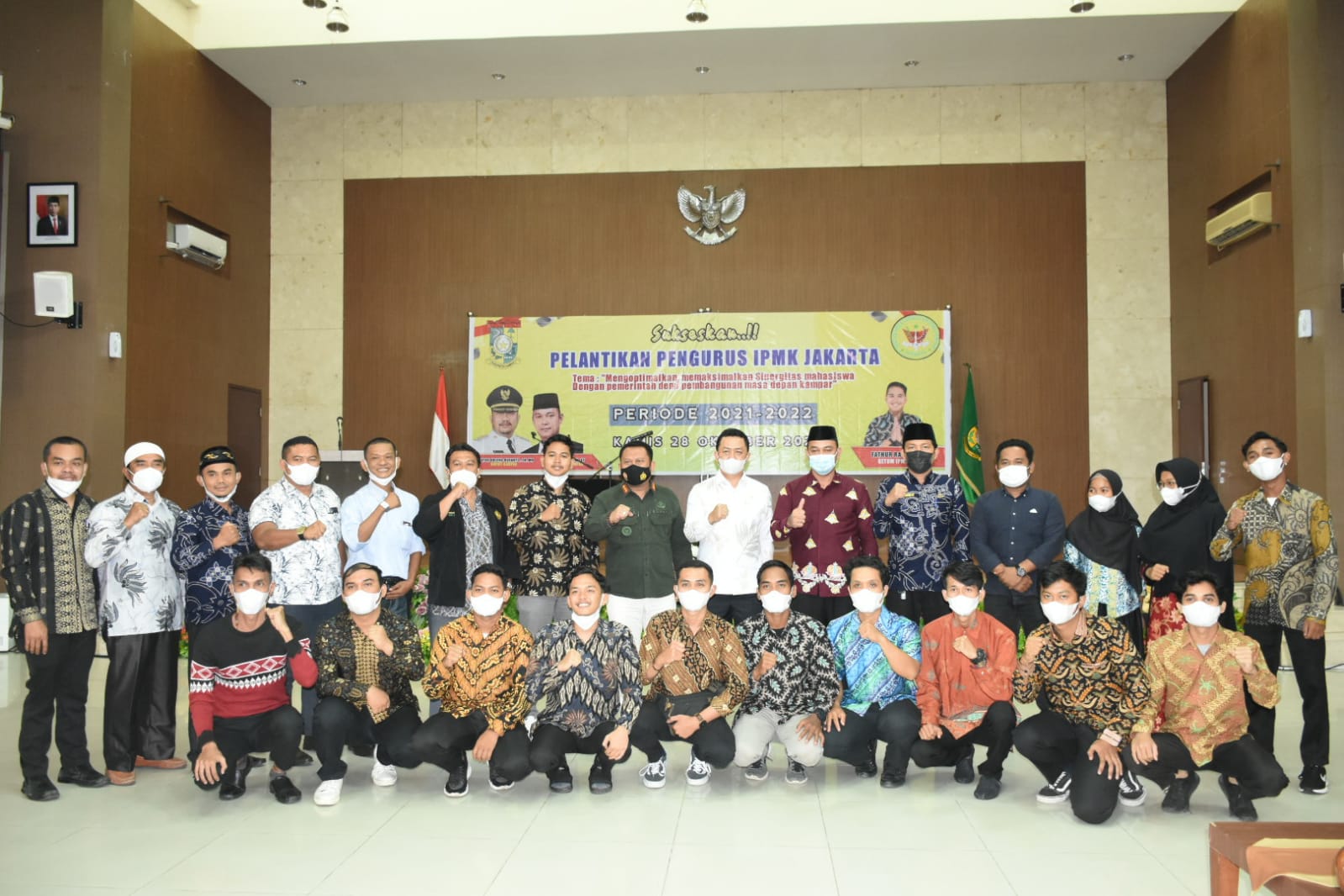 Bangun Masa Depan Kampar Lebih Maju, Bupati Kampar Lantik Pengurus IPMK Jakarta Periode 2021 - 2022