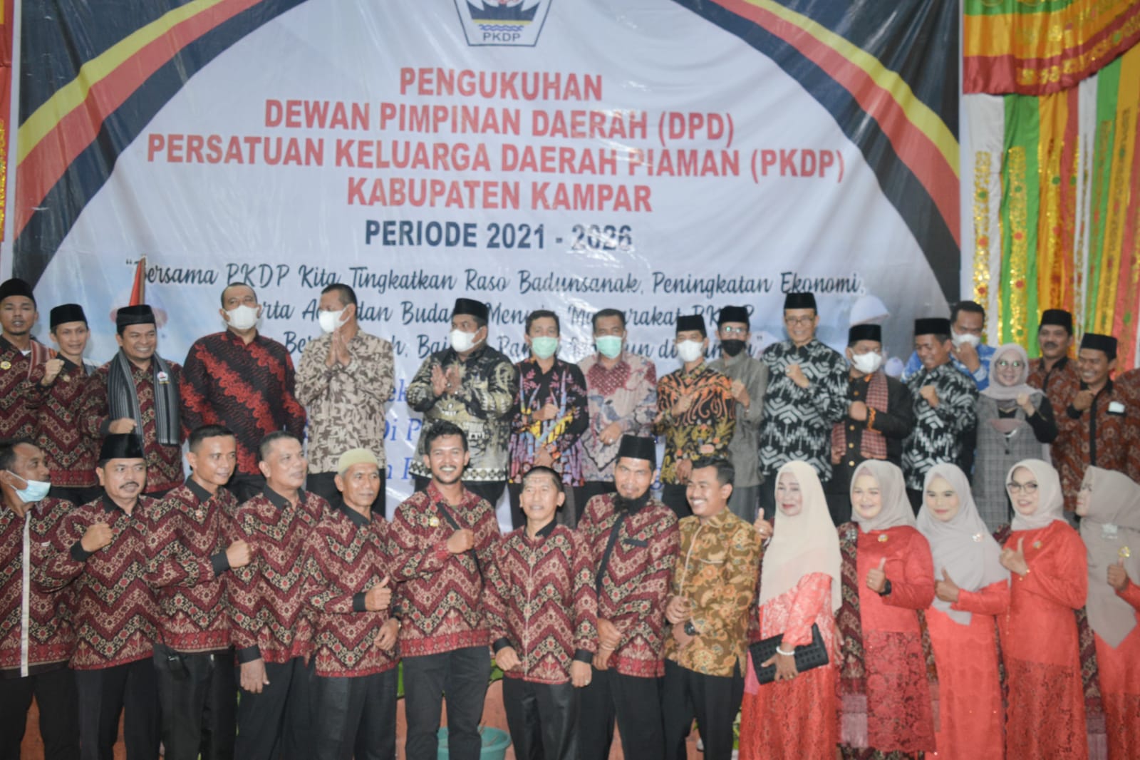 Hadiri Pelantikan DPD FKDP Kampar, Bupati Kampar Ajak Masyarakat Piaman Bersinergi Dengan  Pemerinta