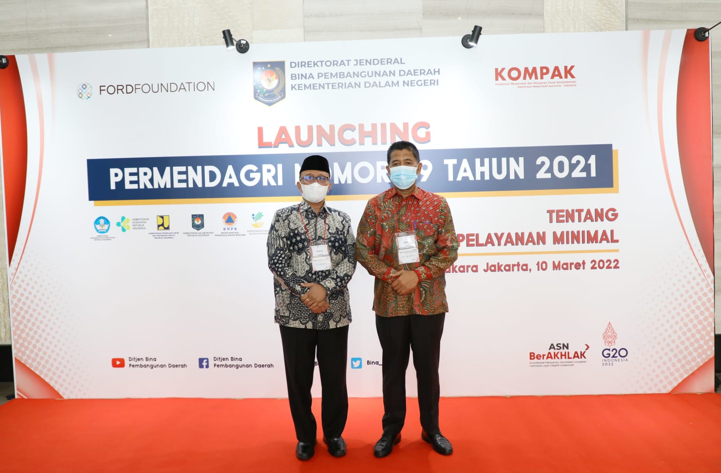 Kemendagri Luncurkan Standar Pelayanan Minimal, Sekda Arfan : Standar Acuan Pembangunan Pemerintah 