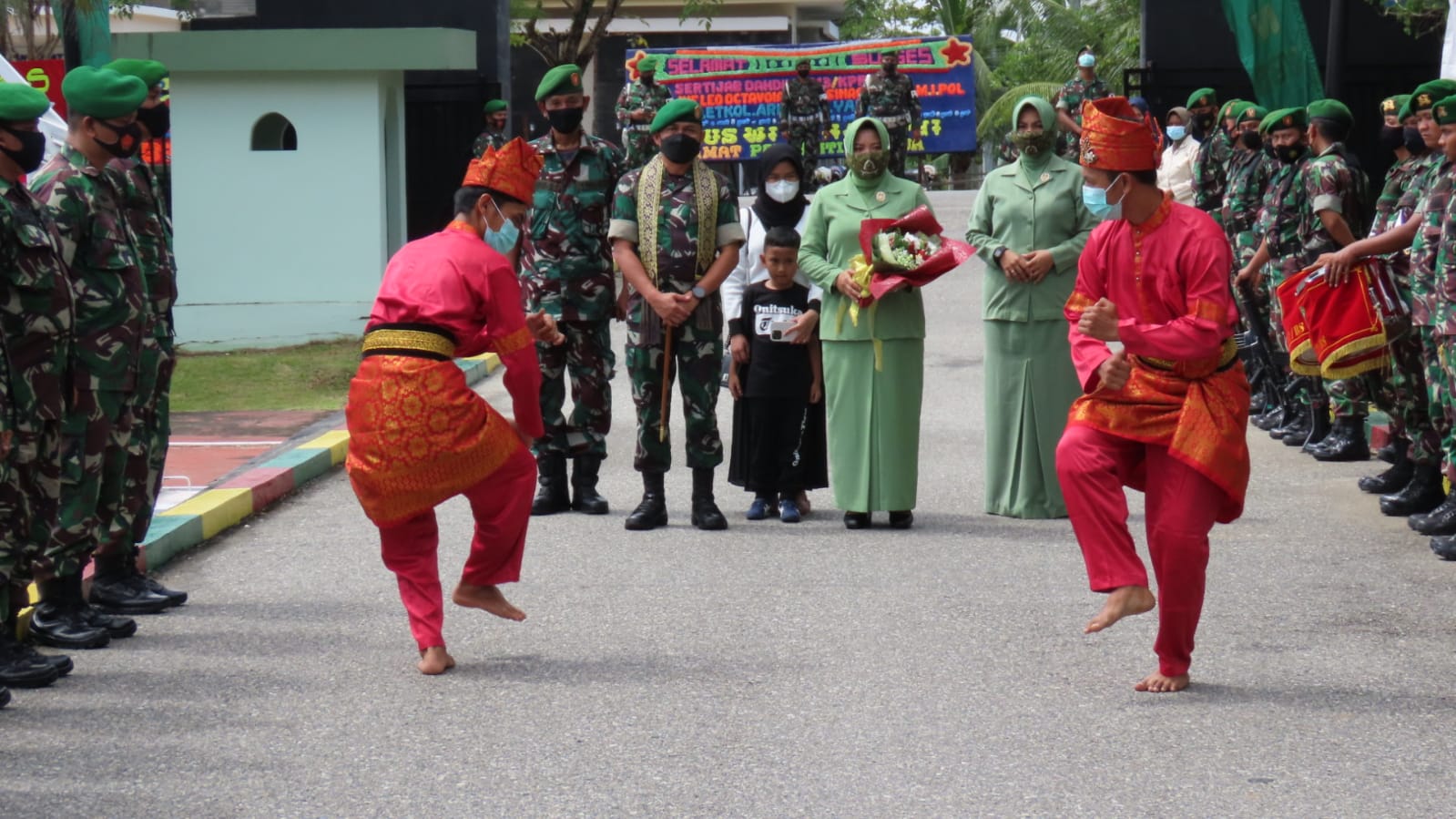 Kodim 0313/KPR Sambut Dandim Baru Letkol Arh Mulyadi