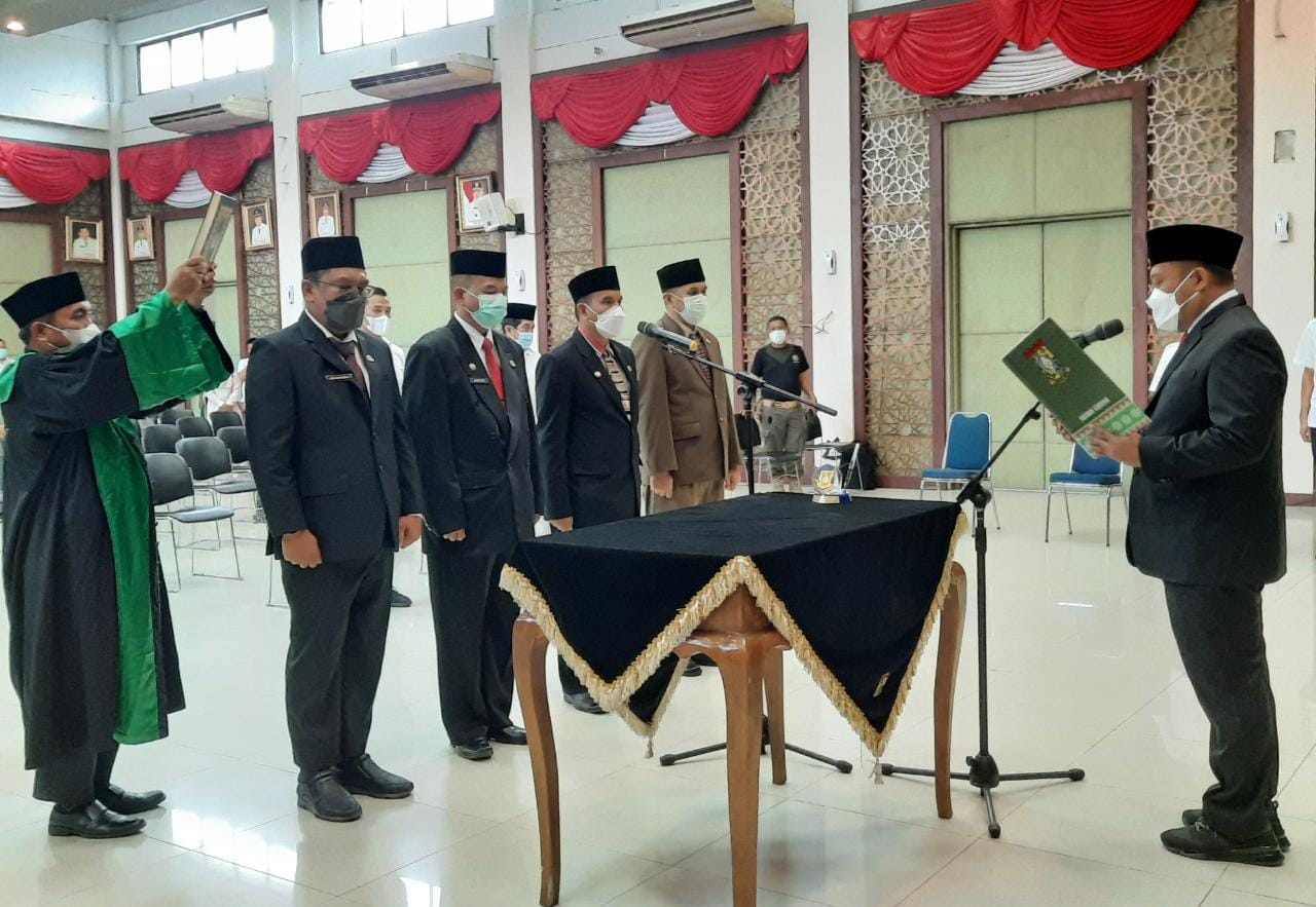 Bupati Kampar Lantik 4 Pejabat Tinggi Pratama
