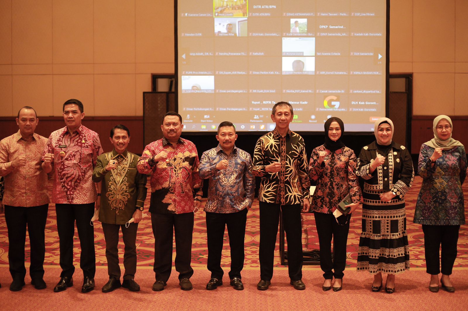 Kecamatan Siak Hulu Masuk Dalam RDTR, Bupati Kampar Lakukan Rakor Dengan Kementerian ATR/BPN RI 
