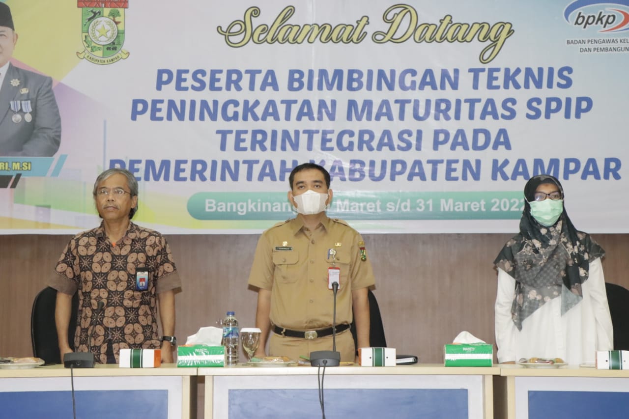 Kabupaten Kampar Level 3 Target Untuk Tingkat Maturasi SPIP Di Provinsi Riau
