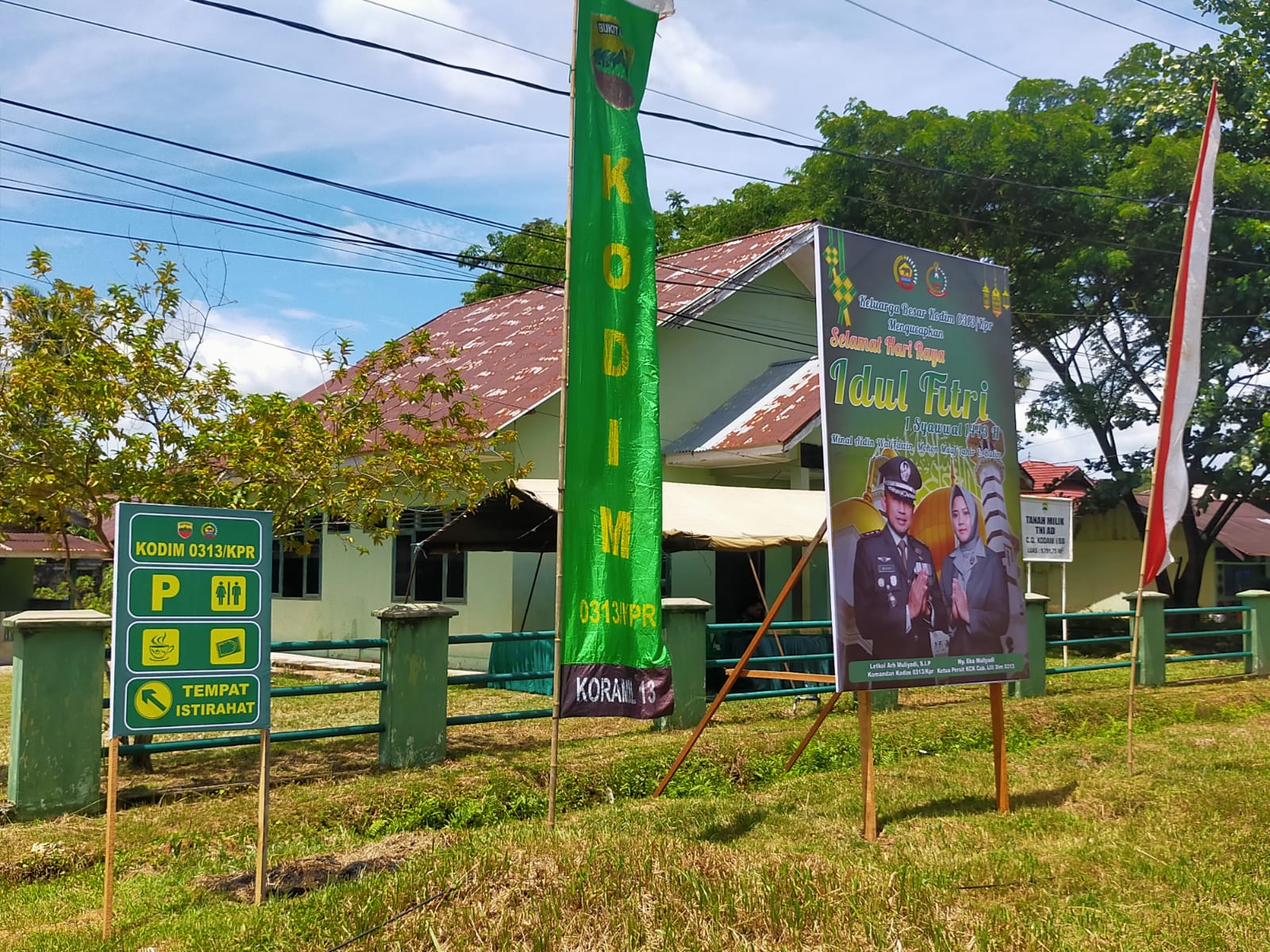 Sebagai Salah Satu Lintas Pemudik, Kodim 0313/KPR, Siapkan Rest Area Gratis