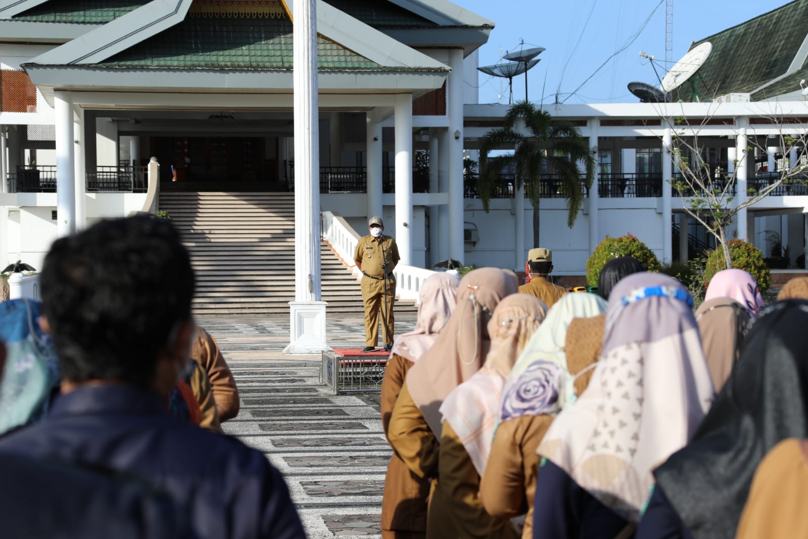 Pemkab Siak Gelar apel perdana setelah libur lebaran