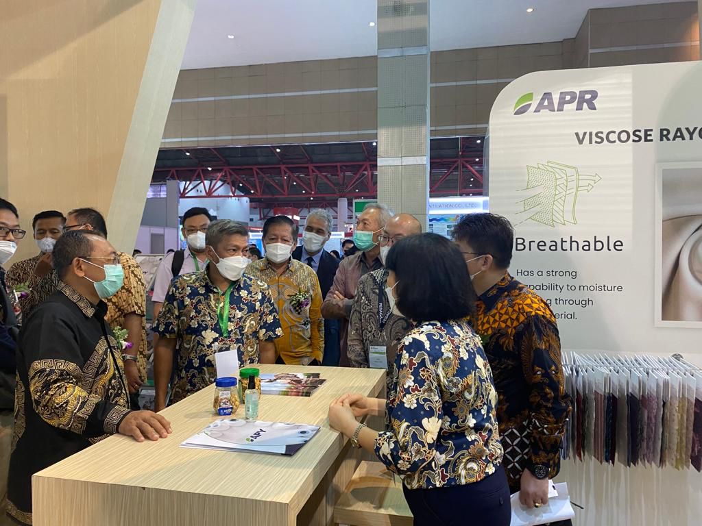 APR Gandeng Empat Mitra Pamerkan Produk Viscose-Rayon Berkelanjutan di Indo Intertex 2022
