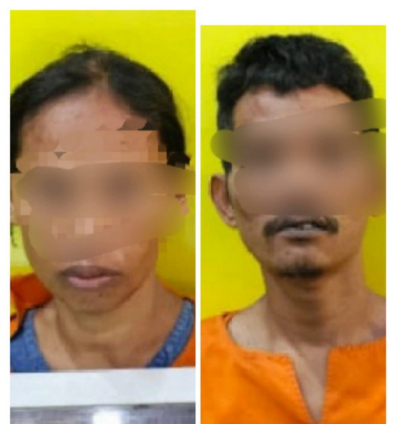 Dua Tersangka Pembunuh di Parit Bangko Pusako Rohil Ditangkap
