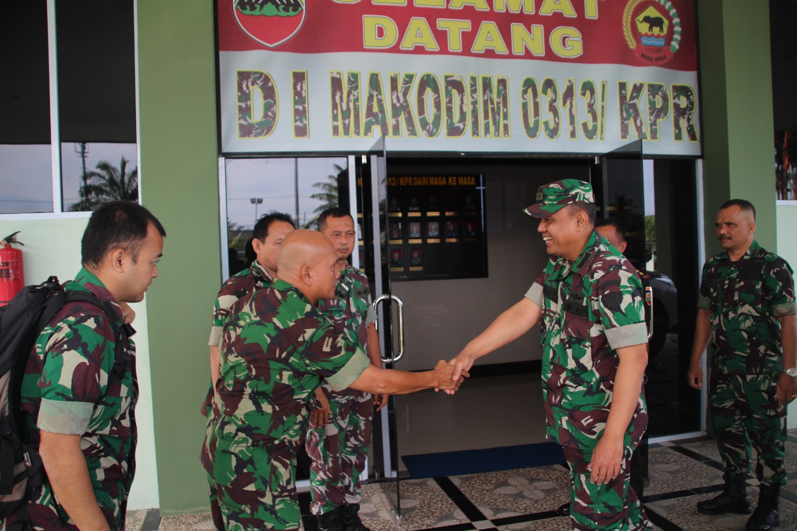Dandim 0313/aKpr Terima Kunjungan Tim Aswas Bid Ren Progjagar Intel Mabesad Ke Makodim 0313/Kpr