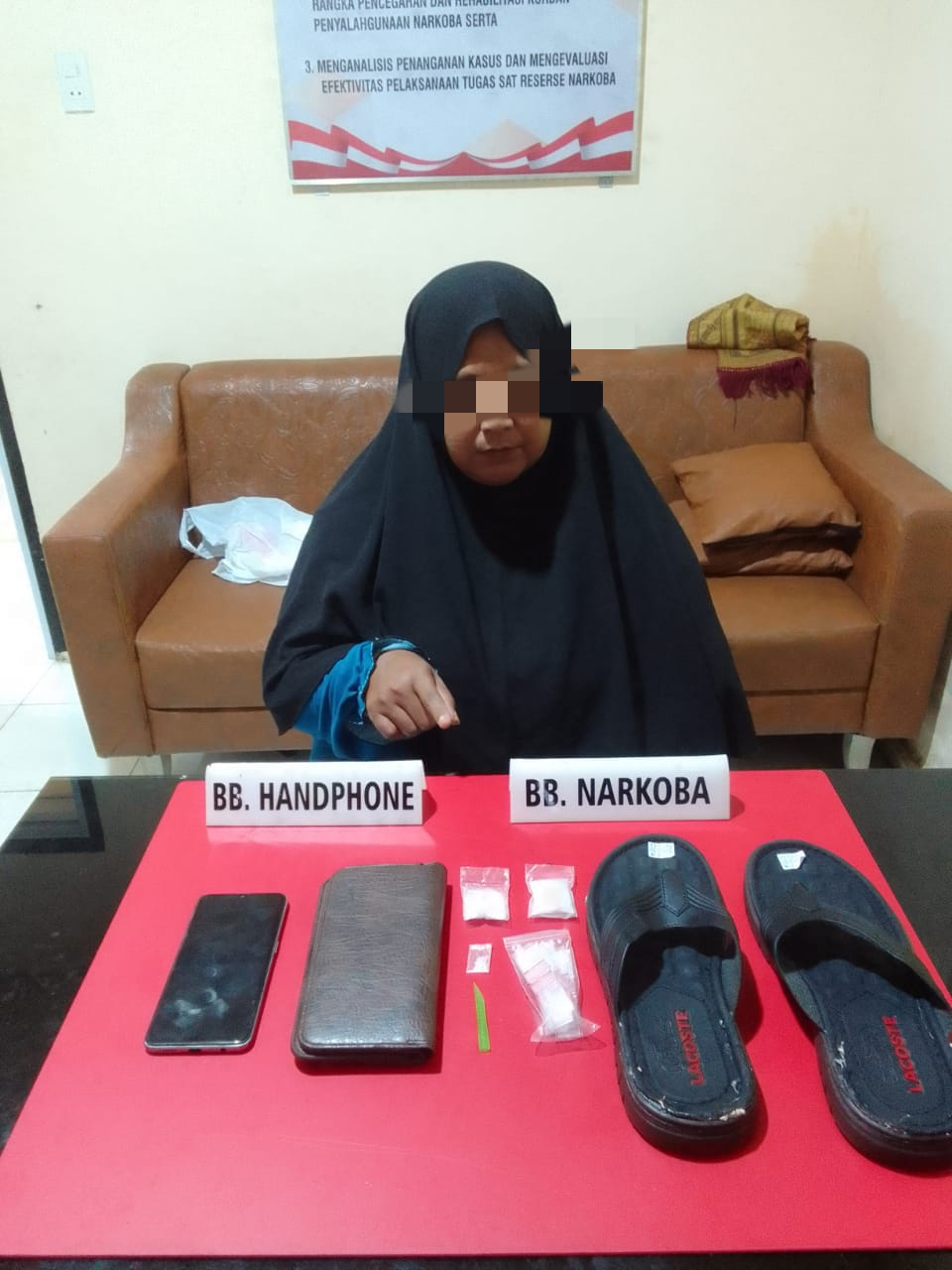 Polisi Tangkap IRT Pengedar Narkoba di Kampar