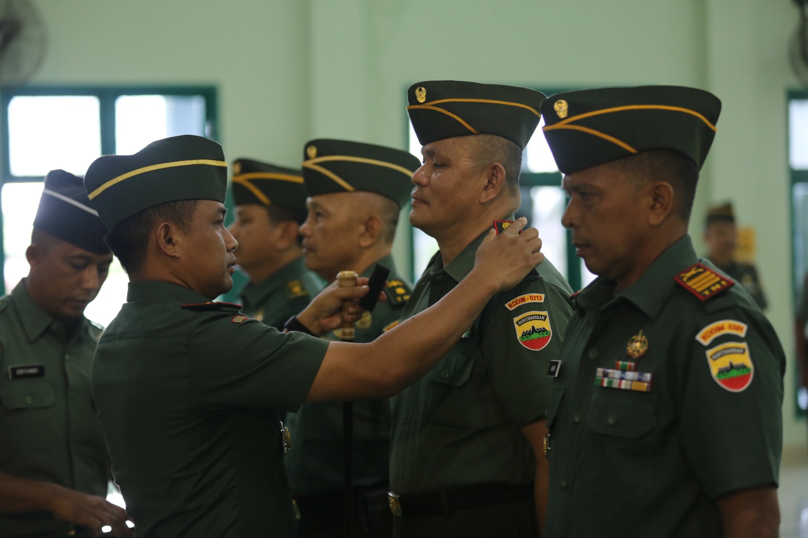 Dandim 0313/Kpr Memimpin Serah Terima Jabatan Danramil 