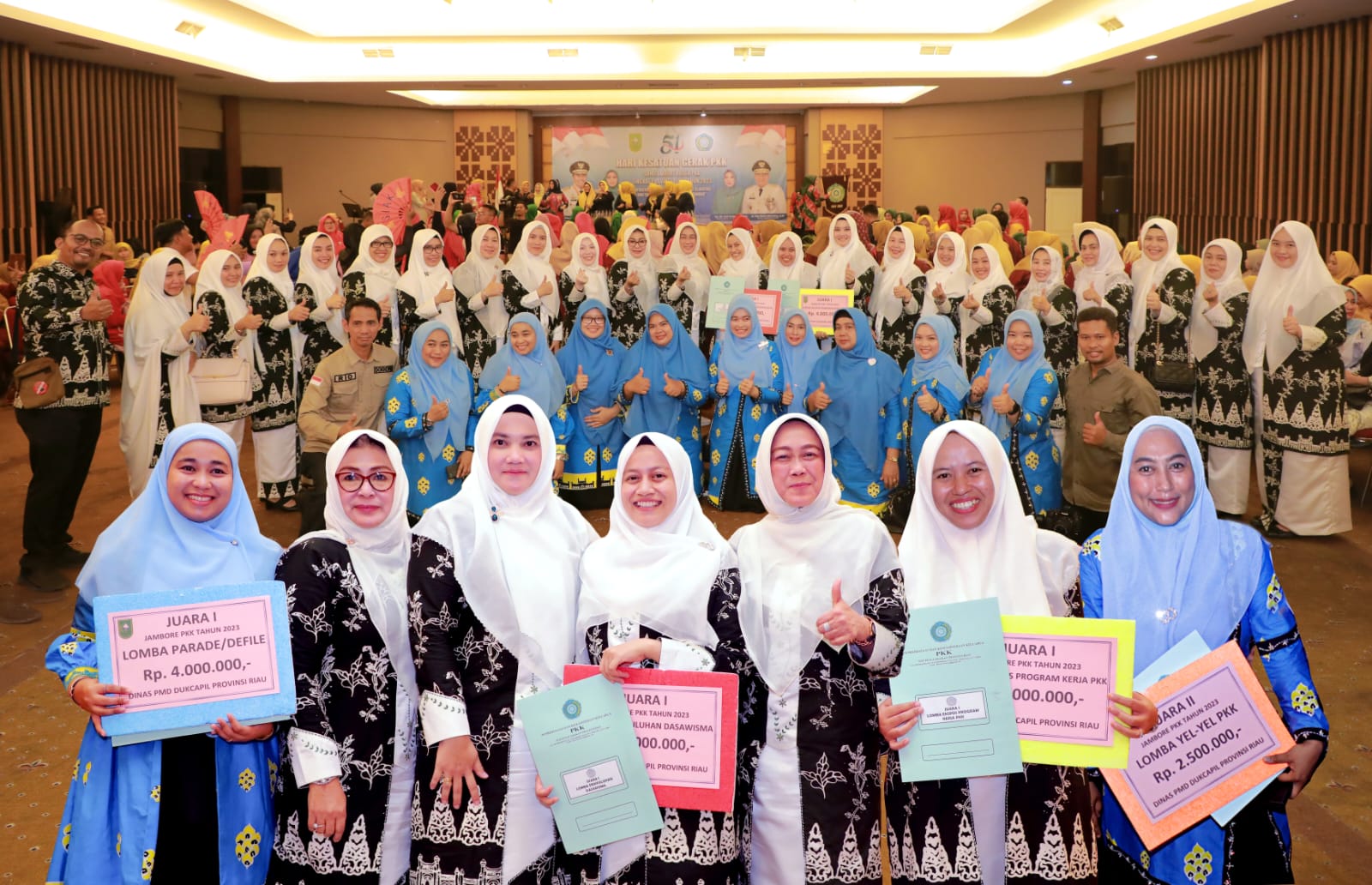 Luar Biasa, TP PKK Siak Borong Juara di Jambore Kader PKK Tingkat Provinsi Riau