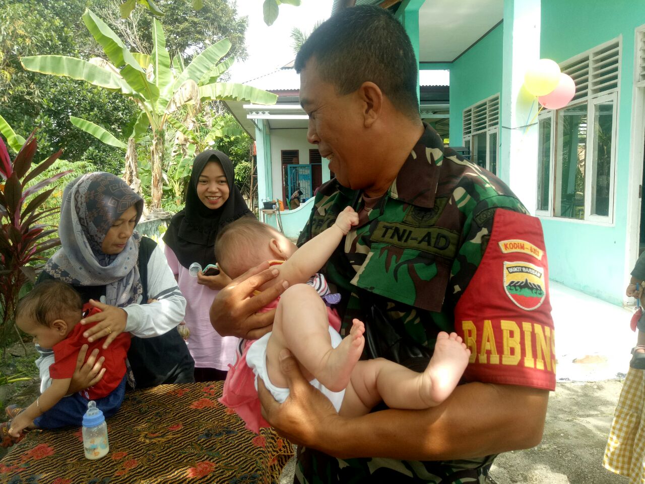 Peran Aktif Babinsa Koramil 07/Kampar Laksanakan Pendampingan Percepatan Penurunan Stunting