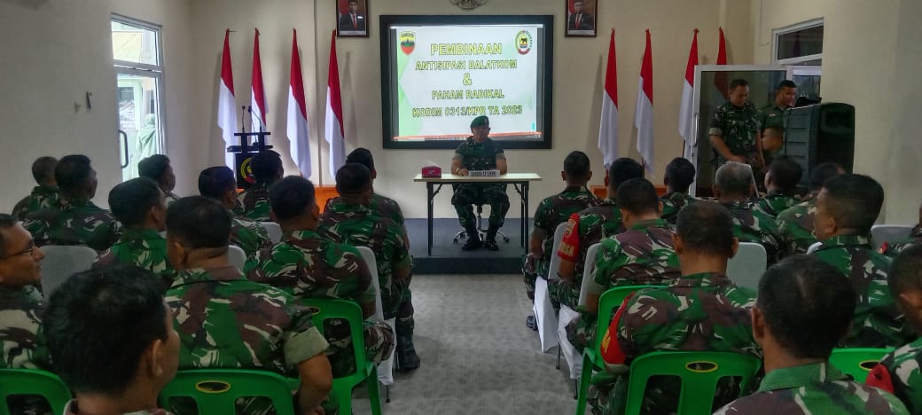 Kodim 0313 Kampar, Selenggarakan Sosialisasi Pembinaan RTRW Pertahanan Darat Guna Kesiapan Operasion