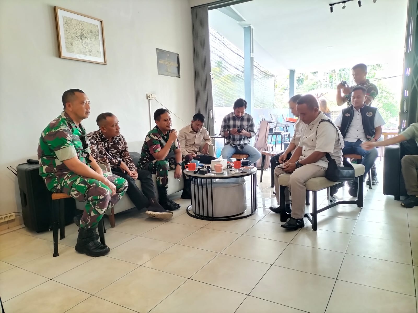 Kodim 0313/ Kpr Gelar Coffe Morning Bersama Insan Pers