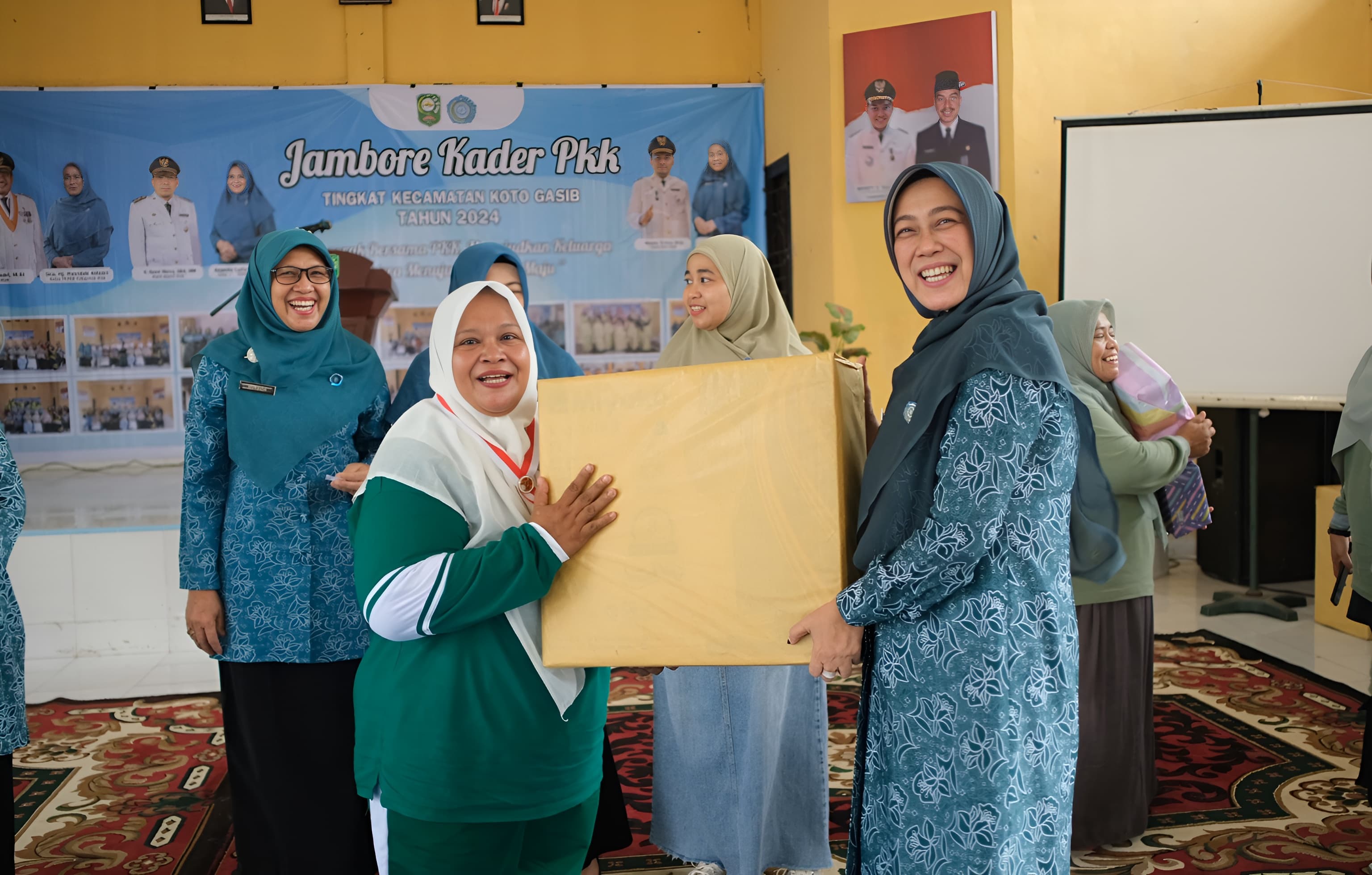 Ketua TP PKK Siak Rasidah Alfedri Hadiri Jambore Kader PKK di Kecamatan Koto Gasib