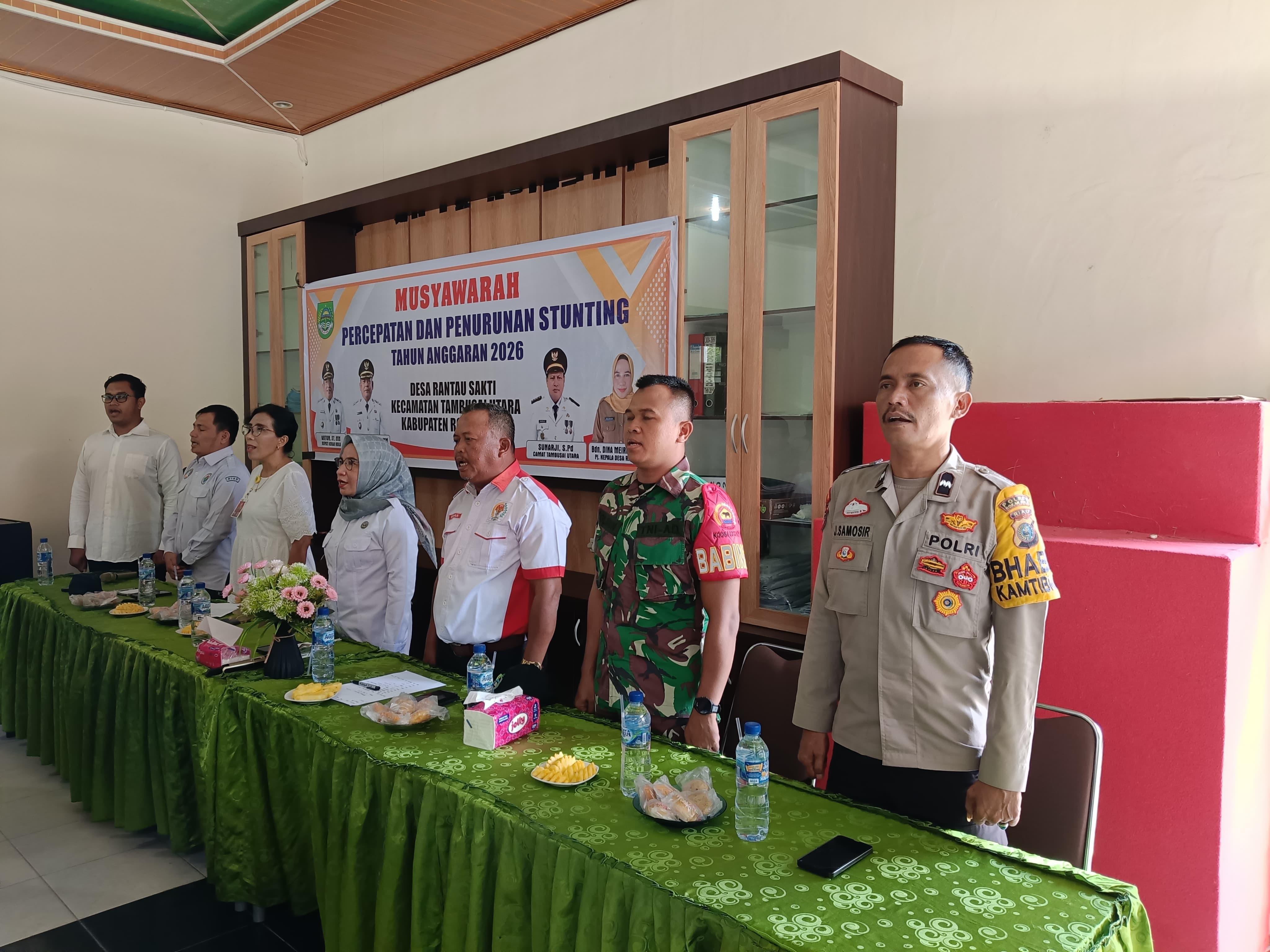 Babinsa Hadiri Musyawarah Percepatan dan Penurunan Stunting
