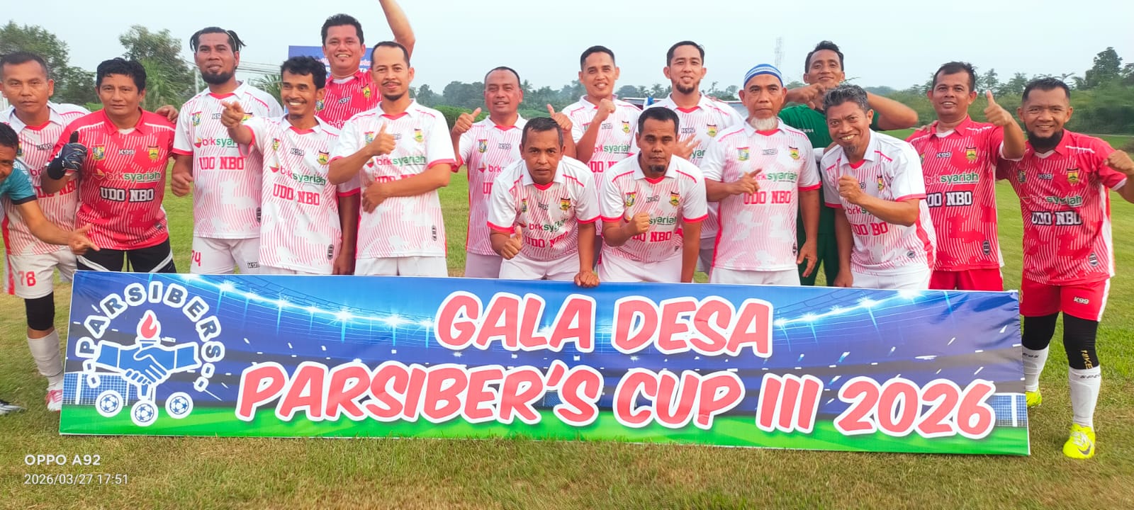 OMPUTAKA FC Kembali Unjuk Gigi Pada Eksibisi Pembukaan Gala Desa ParsibersCup III 2026