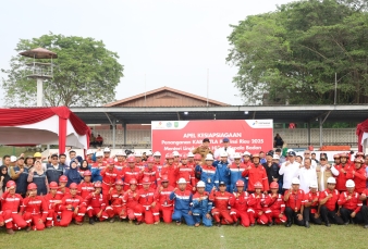 Siaga Karhutla Riau, Menteri LH Pimpin Apel Kesiapsiagaan, Zona Rokan Apresiasi Dukungan Pemerintah